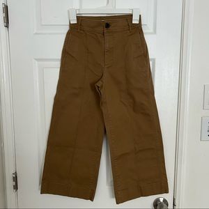 madewell flare crop jean